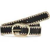 French Connection Ceinture beige / noir