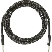 Fender Professional 10ft Straight Instrument Cable Gray Tweed