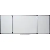 Nobo - Tableau blanc tryptique, (L)1.200 x (H)900mm