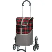 Andersen Shopper Cabas gris / rouge / noir / blanc