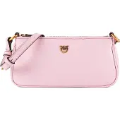 Pinko Sac à bandoulière 'Half Moon' rose clair