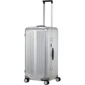 BOSS Grande valise  x Samsonite en aluminium argenté 80 cm