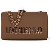 Moschino Sac bandoulière 'Bold Love' marron / or