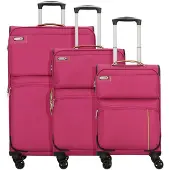 D&N Ensemble de bagages rose