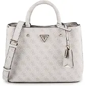 GUESS Sacs à main 'Merdian II' taupe / blanc