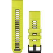 Garmin bracelet de remplacement QuickFit 26mm silicone Amp jaune/graphite