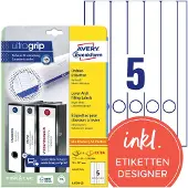Avery Zweckform Etiquettes pour plieuses de cibles AVERY 125 + 25 pièces Etiquettes pour plieuses de cibles AVERY 125 + 25 pièces
