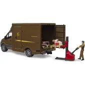 BRUDER MB Sprinter UPS avec chauffeur et accessoires 2678