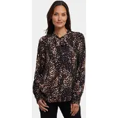 Nydj Tie-Neck Blouse | Le Montclair