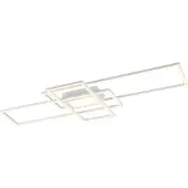 TRIO Plafonnier moderne à encastrer LED IRVINE blanc 620010431