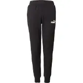 Puma Pantalon de sport 'ESS' noir / blanc