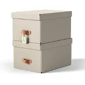 Leitz Puro Medium Storage Box 2 Units Doré Enfants