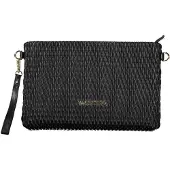 Mario Valentino pochette Frequency noir texturée, dragonne