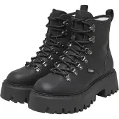 Buffalo Bottines à lacets 'Aspen' noir