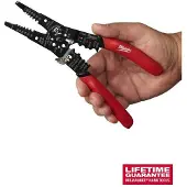 Milwaukee Pince à sertir multifonctions - - Capacité de dénudage 0,75 à 6 mm² - Ergonomique - Anti-rouille