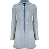 Desigual Robe-chemise bleu denim