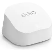 Eero Routeur Wi-Fi maillé Amazon 6+, avec port Ethernet 1 Gbit/s, couvrant jusqu'à 140 m²