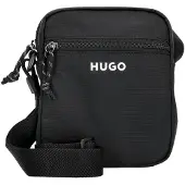 HUGO Sac à bandoulière 'Everett' noir / blanc