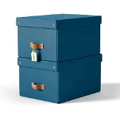 Leitz Puro Medium Storage Box 2 Units Bleu Enfants