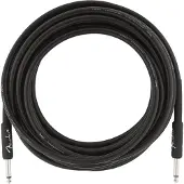 Fender Professional 18.6ft Straight Instrument Cable Black