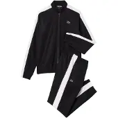 Lacoste Survêtement noir / blanc