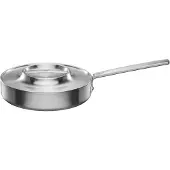 Fiskars Norden Poêle à frire avec couvercle 26 cm, acier 1067634