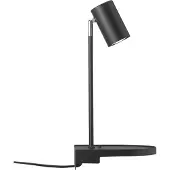 Nordlux Applique murale noire Cody avec connexion USB