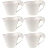 Villeroy & Boch 6x Café au lait Tasse NewWave Caffè, Tasse, Blanc