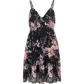 Cloud5ive Robe d’été caramel / gris / rose / noir