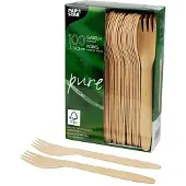 Papstar Gabeln "pure" (100x)
