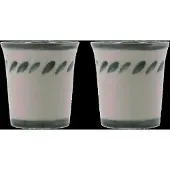 House Doctor Lot de 4 mugs Diva verts