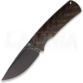 Petrified Fish Beluga - Blackwash - G10, noir, orange