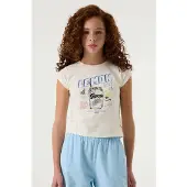 Garcia fille T-shirt, 164/170, Blanche
