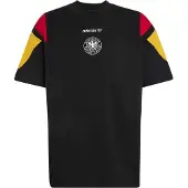 Adidas T-Shirt fonctionnel 'DFB EQT' curry / rouge / noir / blanc