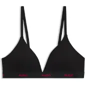 HUGO Soutien-gorge canneberge / noir