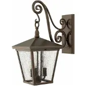 Elstead Lighting Applique murale d'extérieur rétro « Royal Bronze » E14 60 W Trellis