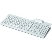 Fujitsu KB SCR2, Taille complète (100%), filaire, USB, QWERTZ, gris