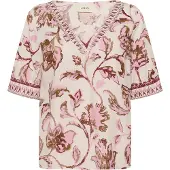 Cream Chemisier 'CRTiah' beige clair / chocolat / rose clair