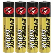 Eveready Piles alcalines LR03/AAA - Energizer - Blister de 4 - Poids 0.1