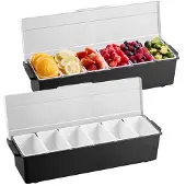 Vevor Saladette à Poser 2PCs 6 Compartiments