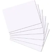 Herlitz Fiches A4 175 g/m2 Blanc Blanc (A4, 170 g/m²)