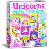 4M Set d'assiettes à colorier créatives - Licorne