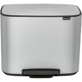 Brabantia Bo Pedal Bin 3 x 11 Litres Blanc