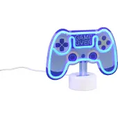 RL LIVE YOUR LIGHT Lampe de table LED Control bleu-blanc 2 W, lumière bleue 170 lm, plastique, dimensions : 18 x 22,8 x 8,5 cm, IP20, RL