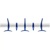 Kartell Hanger Portemanteau Mural L 60 cm x H 17 cm | Cobalt