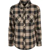 Urban Classics Chemisier beige foncé / gris foncé / noir