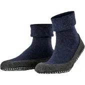 Falke Pantoufle bleu foncé / gris foncé