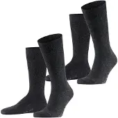 Falke Chaussettes gris chiné