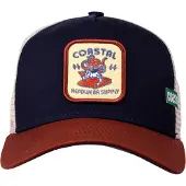 Coastal Casquette sable / bleu / bleu marine / rouge foncé