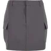 Urban Classics Patched Pocket Short Skirt Gris XS Femme
